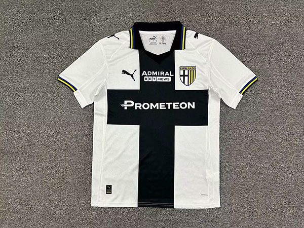 25-26 Season Parma Home White Color Football Jersey